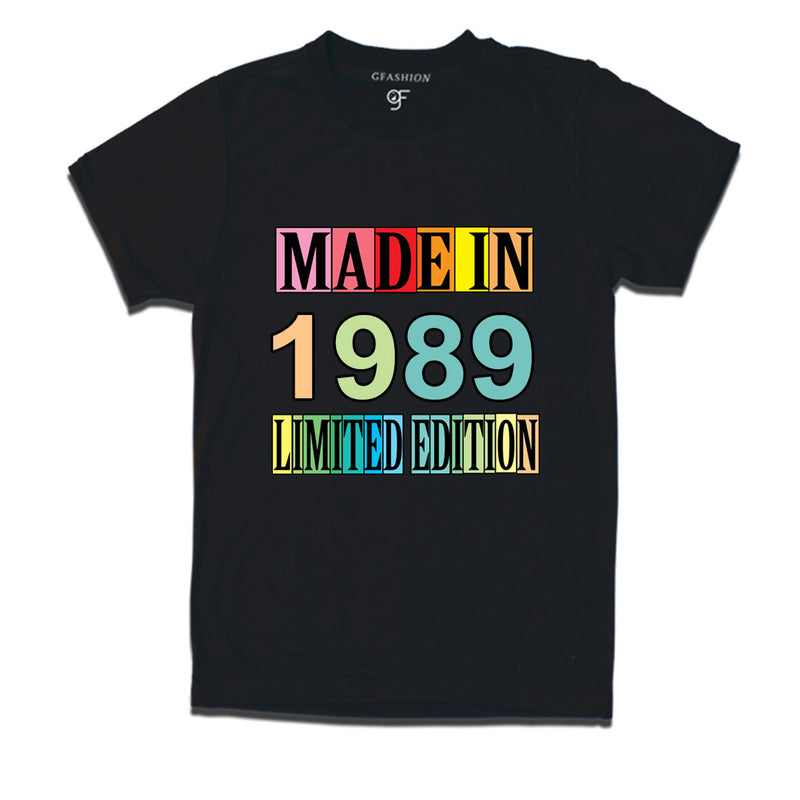 Made in 1989 Limited Edition t shirts