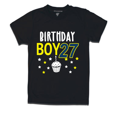Birthday boy t shirts for 27th year