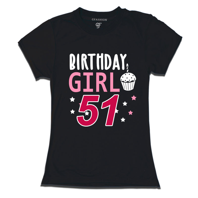 Birthday Girl t shirts for 51st year