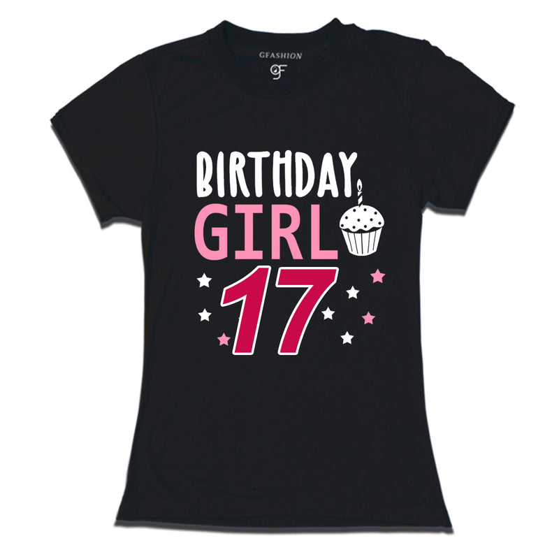 Birthday Girl t shirts for 17th year