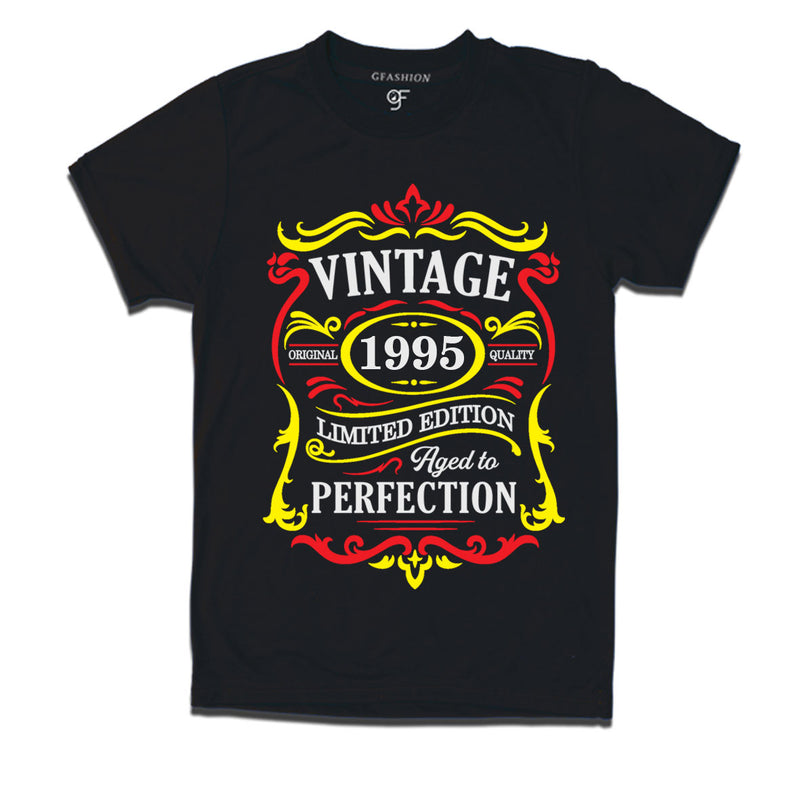 vintage 1995 original quality limited edition aged to perfection t-shirt