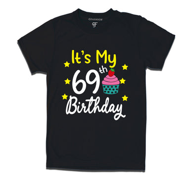 it's my 69th birthday tshirts for men's and women's