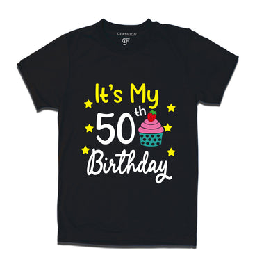 it's my 50th birthday tshirts for men's and women's