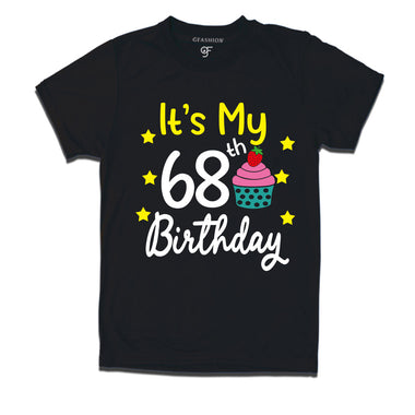 it's my 68th birthday tshirts for men's and women's