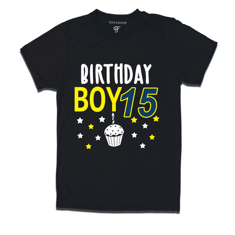 Birthday boy t shirts for 15th year