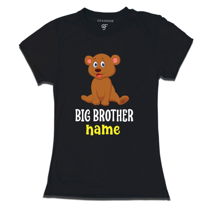 boy's t-shirts name customize  with cute baby bear carton print
