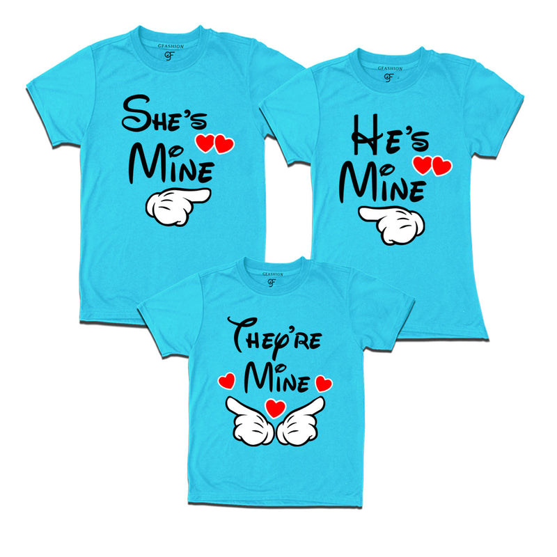 she is mine he is mine they are mine t shirts