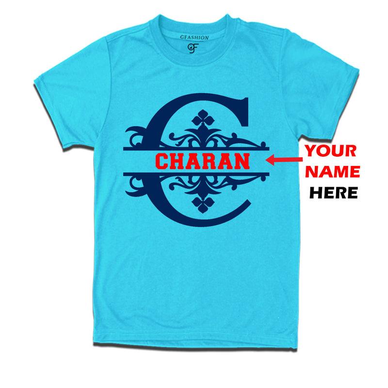 Initial C with name t shirts for kids and adults