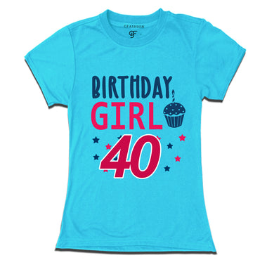 Birthday Girl t shirts for 40th year