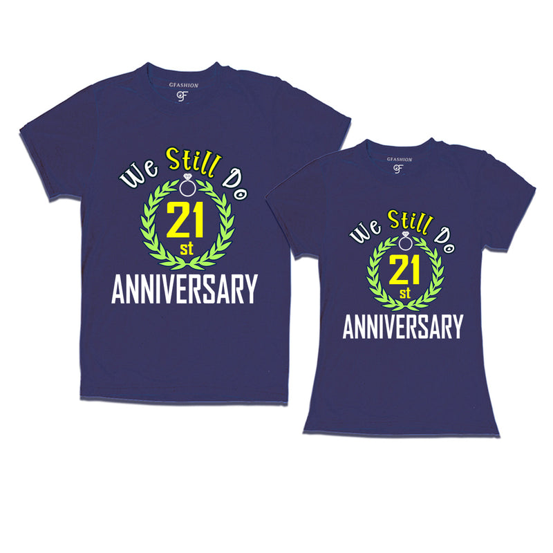 We still do 21st anniversary couple t shirts