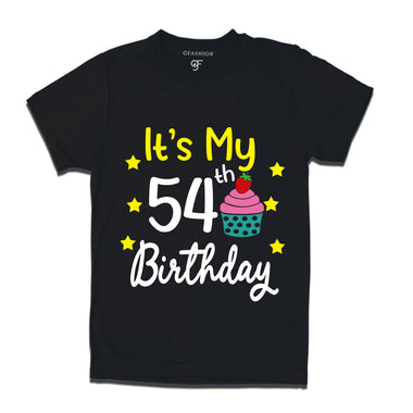 it's my 54th birthday tshirts for men's and women's
