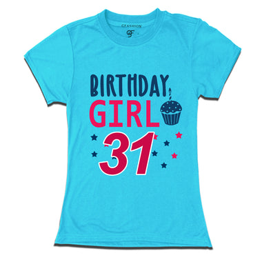 Birthday Girl t shirts for 31st year
