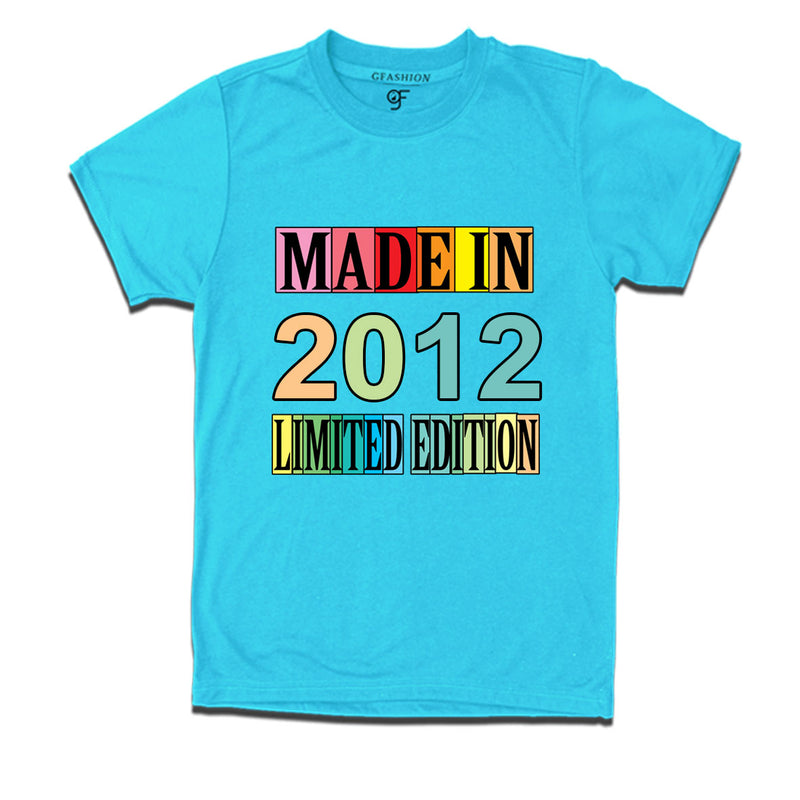 Made in 2012 Limited Edition t shirts