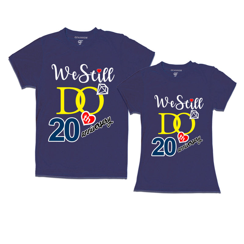 We Still Do Lovable 20th anniversary t shirts for couples