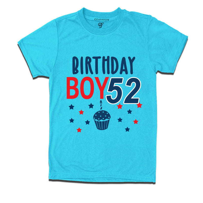 Birthday boy t shirts for 52nd year