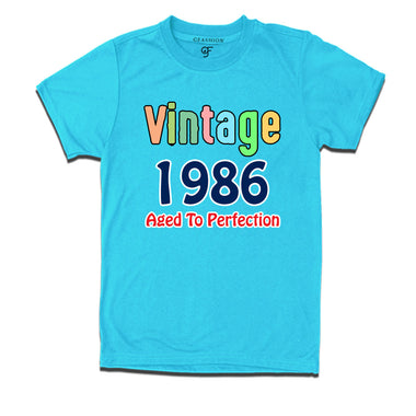 vintage 1986 aged to perfection t-shirts