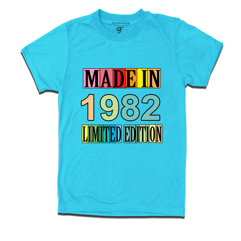 Made in 1982 Limited Edition t shirts