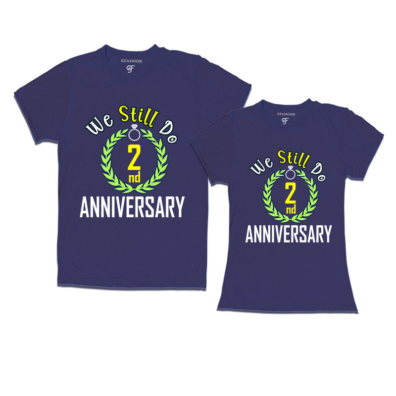 We still do 2nd anniversary couple t shirts