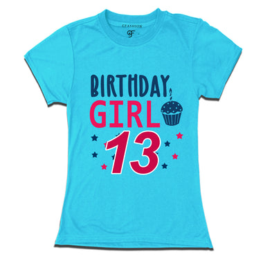 Birthday Girl t shirts for 13th year