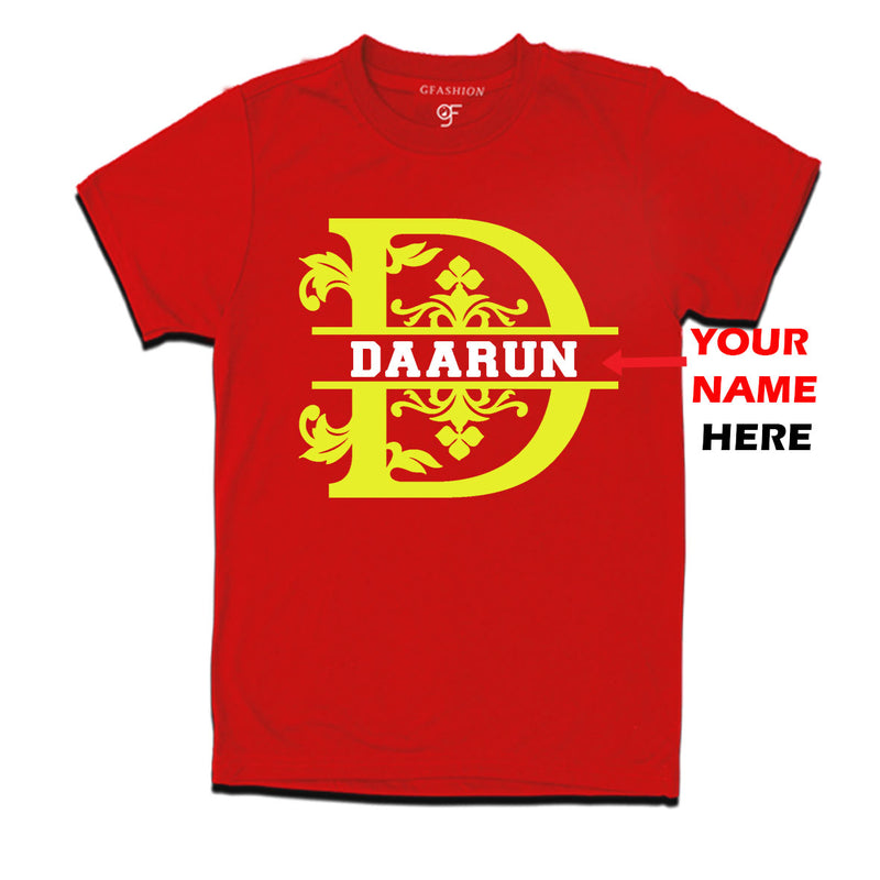 Initial D with name t shirts for kids and adults