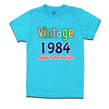 vintage 1984 aged to perfection t-shirts
