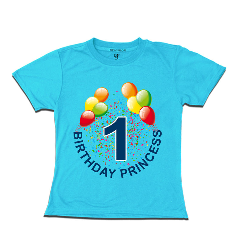 Birthday princess t shirts for 1st birthday