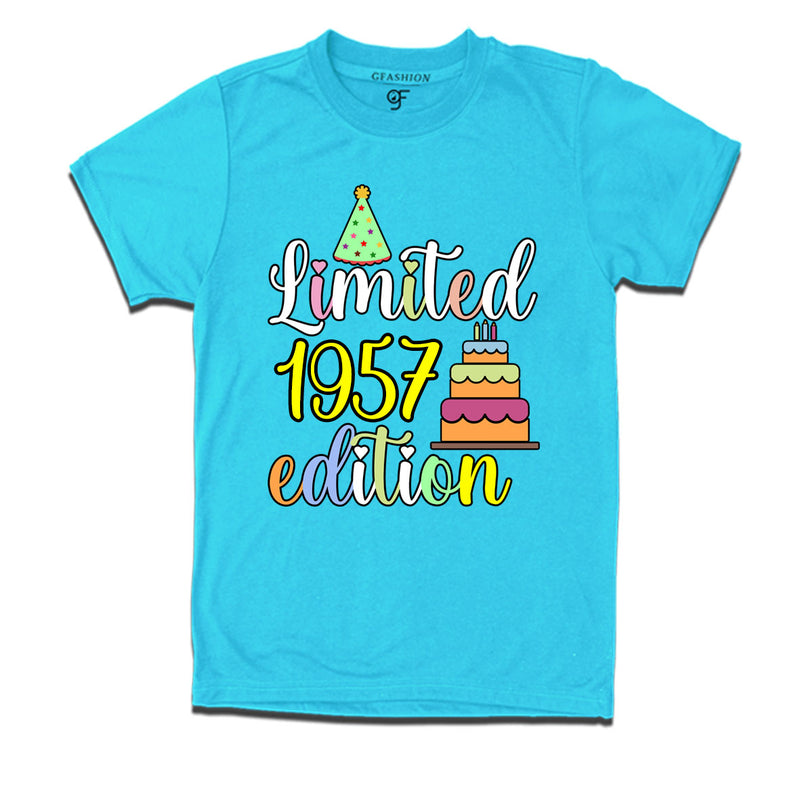 limited 1957 edition birthday t-shirts