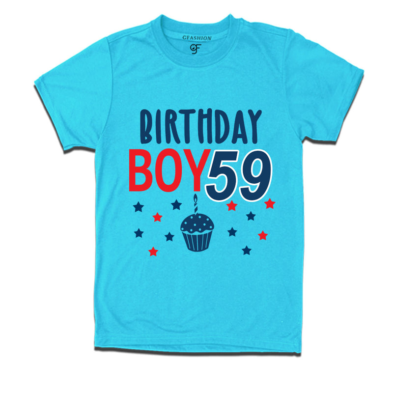 Birthday boy t shirts for 59th year