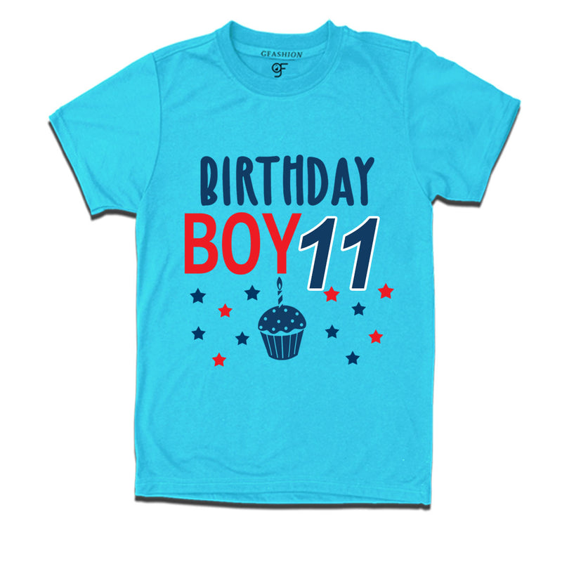 Birthday boy t shirts for 11th year