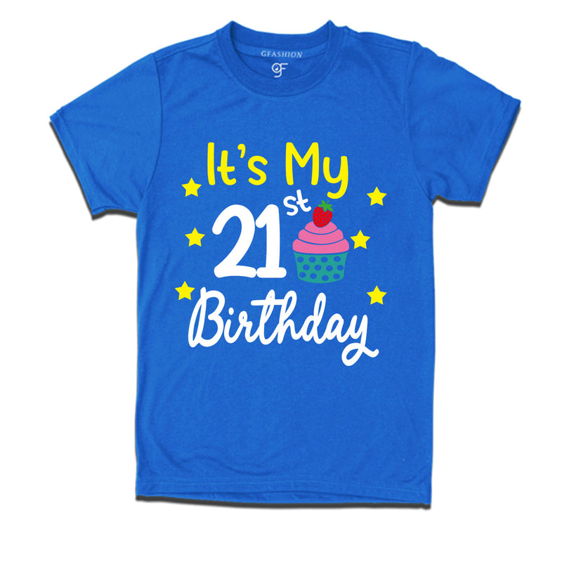 it's my 21st birthday tshirts for boy and girls