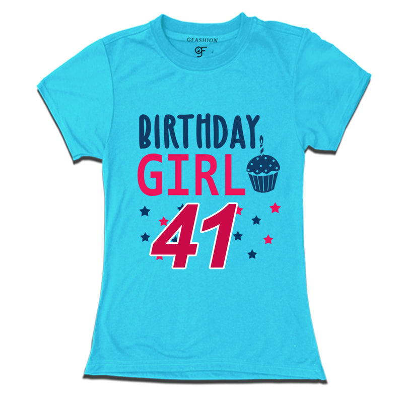 Birthday Girl t shirts for 41st year