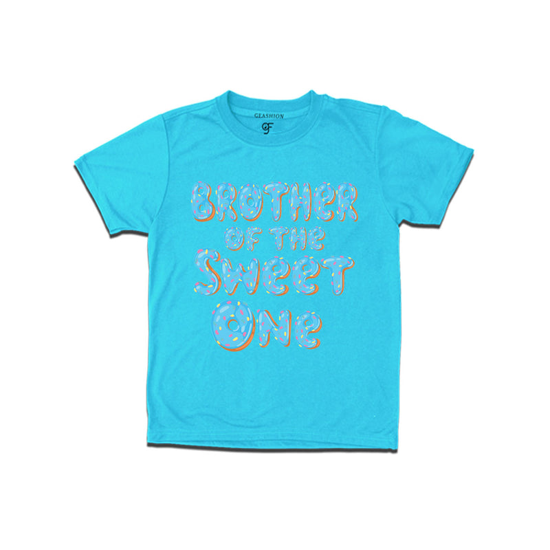 Brother of the sweet one Donut boys t shirt