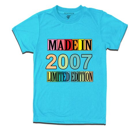 Made in 2007 Limited Edition t shirts