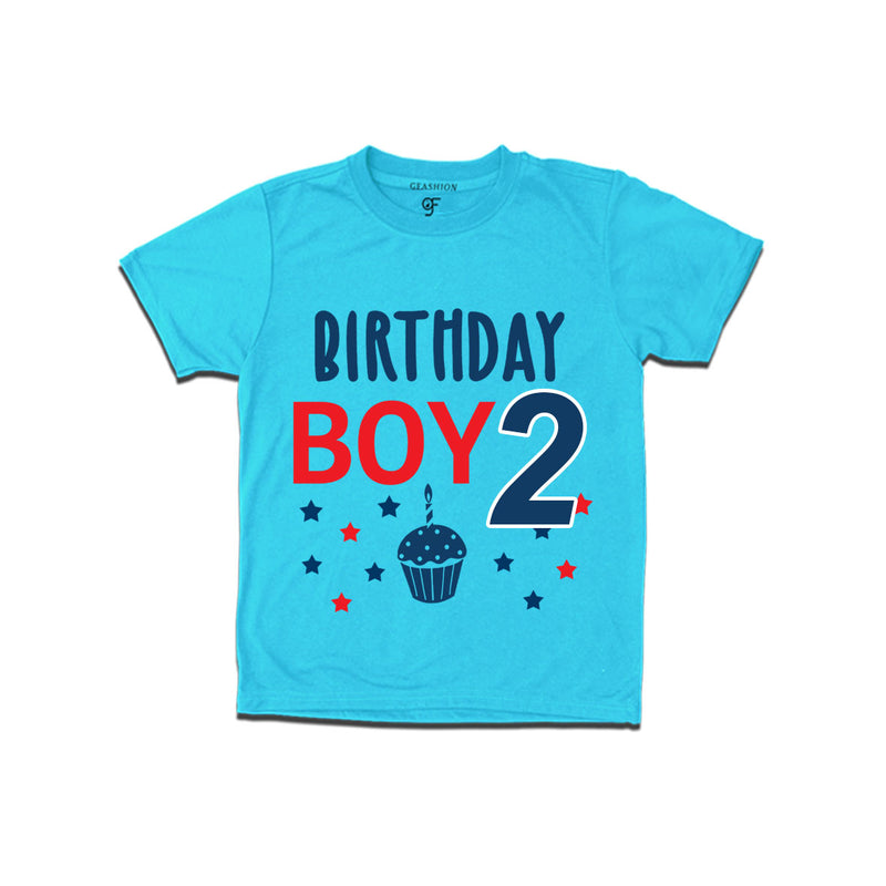 Birthday boy t shirts for 2nd year