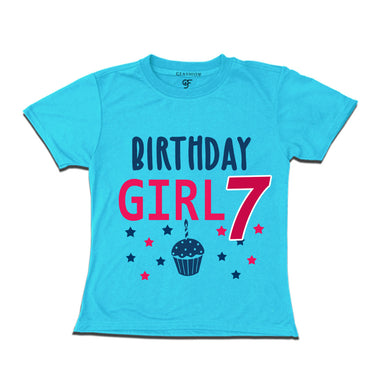 Birthday Girl t shirts for 7th year