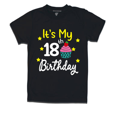it's my 18th birthday tshirts for boy and girls