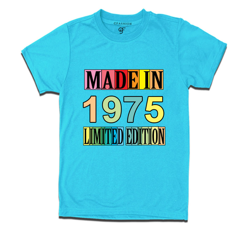 Made in 1975 Limited Edition t shirts