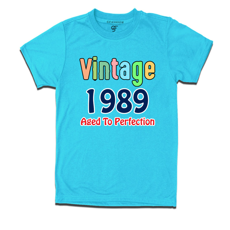 vintage 1989 aged to perfection t-shirts