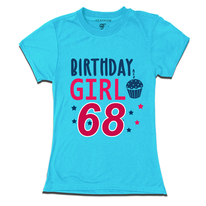 Birthday Girl t shirts for 68th year