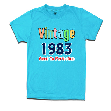 vintage 1983 aged to perfection t-shirts