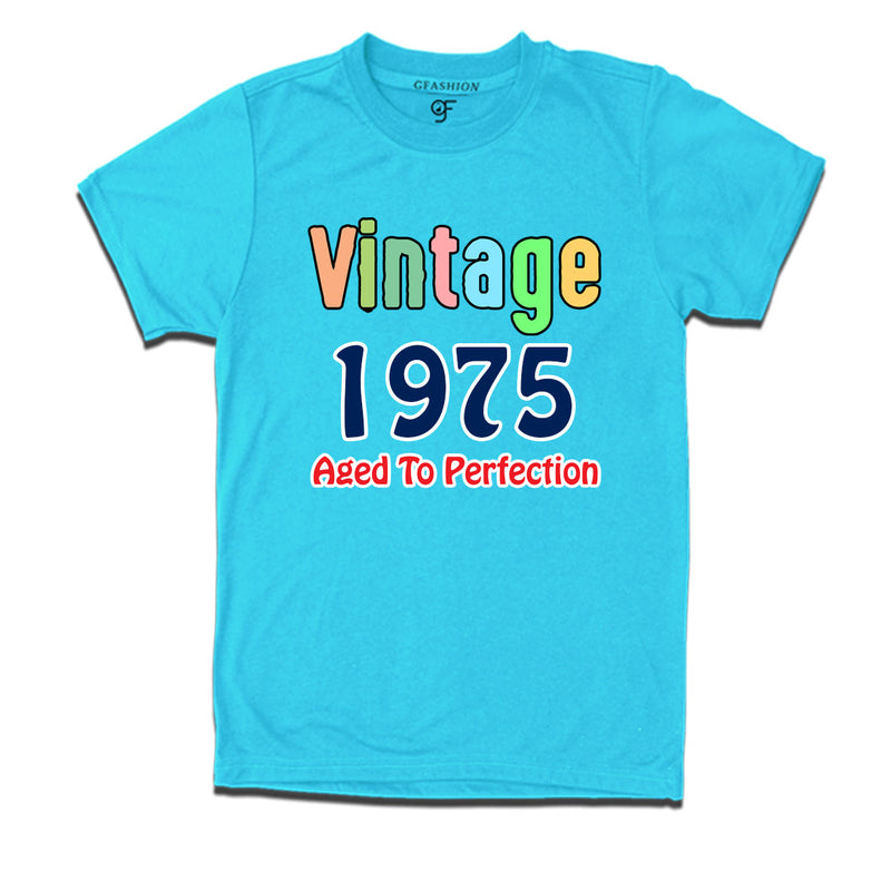 vintage 1975 aged to perfection t-shirts
