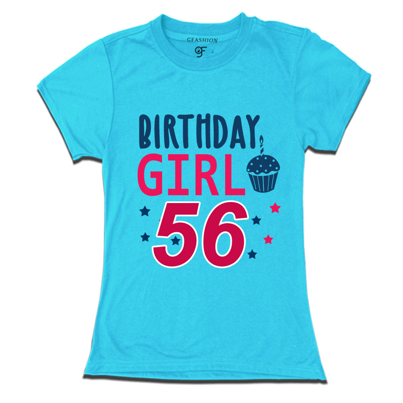 Birthday Girl t shirts for 56th year