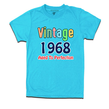 vintage 1968 aged to perfection t-shirts