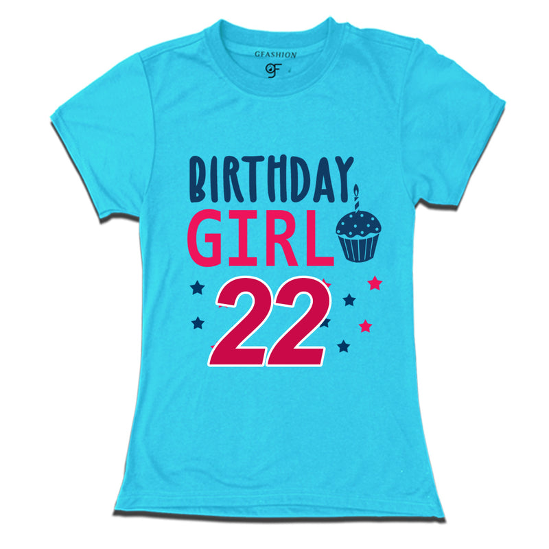 Birthday Girl t shirts for 22nd year