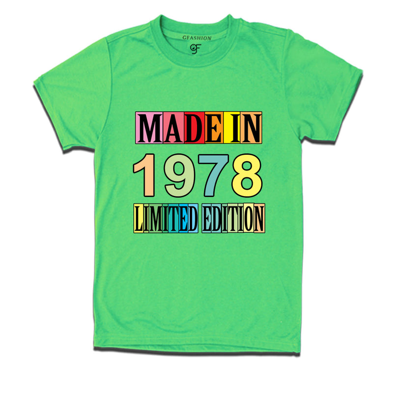 Made in 1978 Limited Edition t shirts