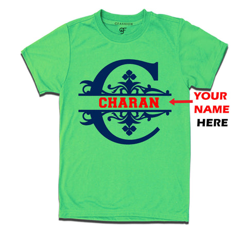Initial C with name t shirts for kids and adults