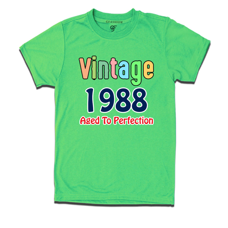 vintage 1988 aged to perfection t-shirts