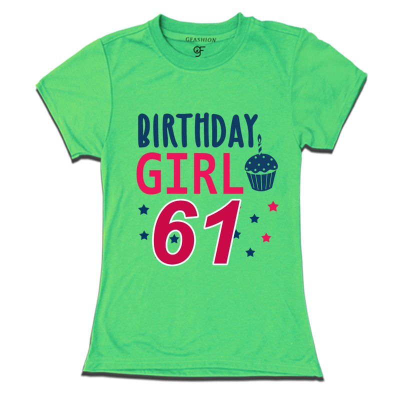 Birthday Girl t shirts for 61st year