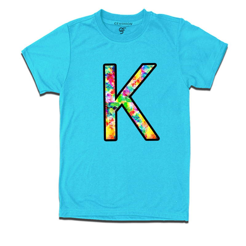 Initial K t shirts for kids and adults