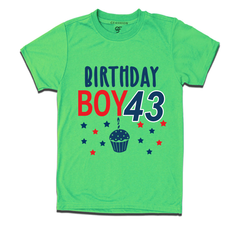 Birthday boy t shirts for 43rd year